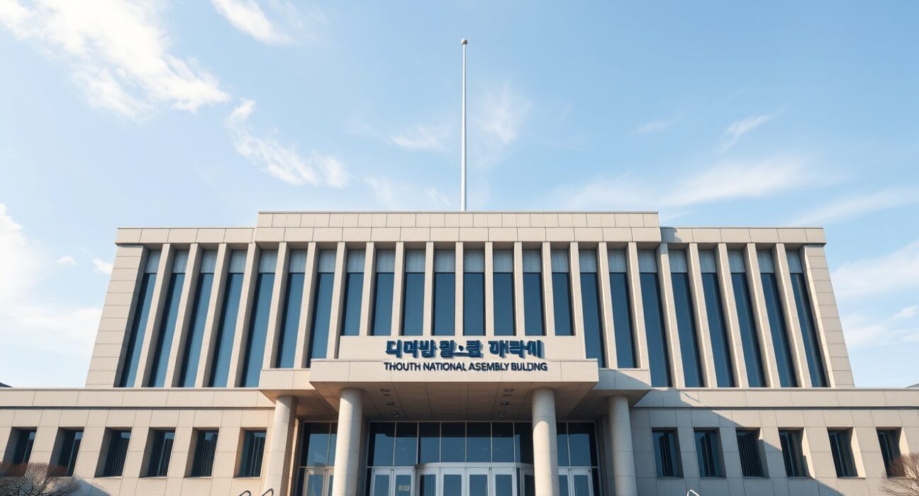 South Korean National Assembly building where digital asset tax repeal bill was proposed