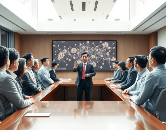 Ethereum Korea consortium meeting at DSRV Seoul discussing blockchain ecosystem development