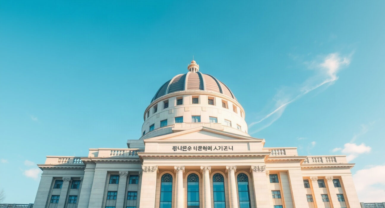 South Korean National Assembly building in Seoul, where a bill on finfluencer crypto disclosure was reviewed.