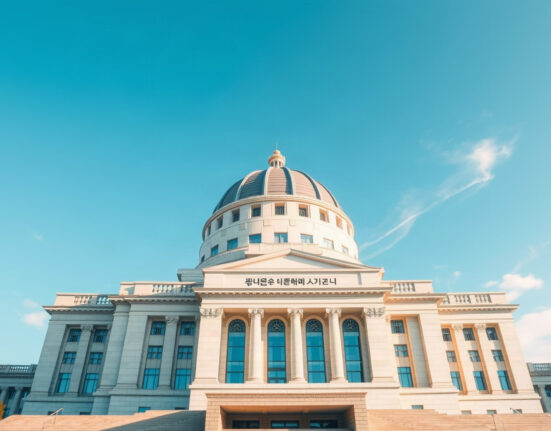 South Korean National Assembly building in Seoul, where a bill on finfluencer crypto disclosure was reviewed.