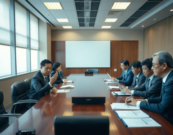 South Korean financial regulators in a meeting discussing cryptocurrency derivatives regulation