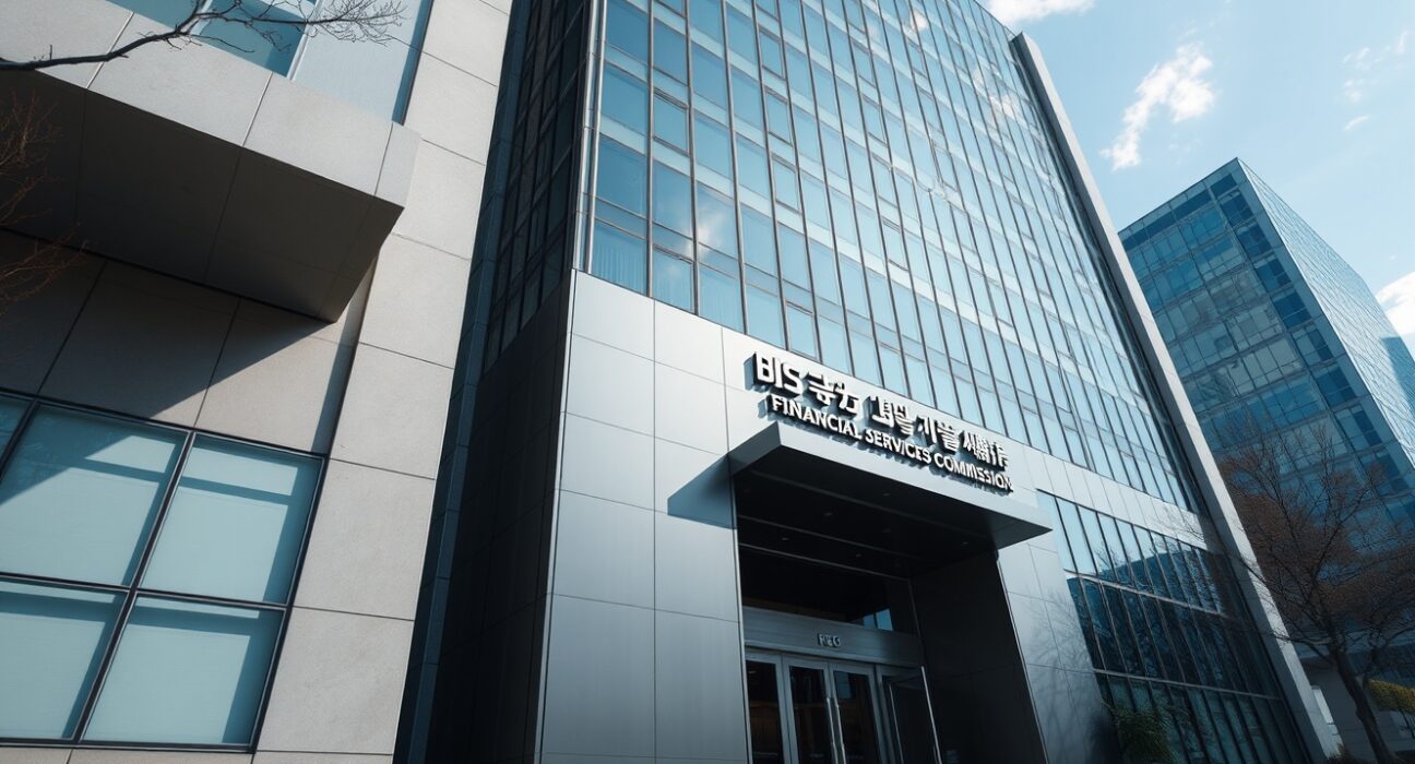 Exterior of the South Korea Financial Services Commission building in Seoul