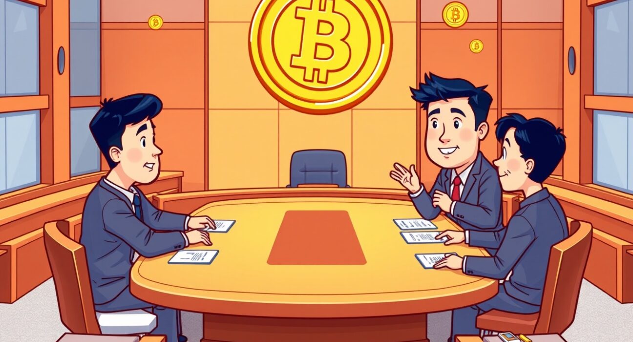 South Korean legislators reviewing crucial stablecoin bills in parliamentary session