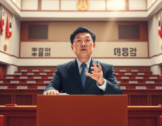 South Korean lawmaker Kim Sang-hoon advocating for stablecoin legislation in the National Assembly