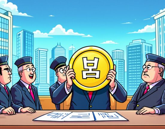 Regulators meticulously review the new South Korea stablecoin regulation framework, symbolizing the nation's cautious approach to digital won-backed assets.