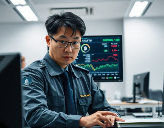 South Korean customs official investigating cryptocurrency-related forex violations