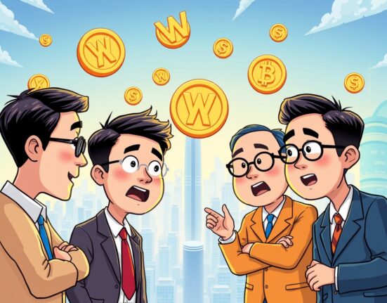 South Korean economists discussing won stablecoin implementation with cautious optimism