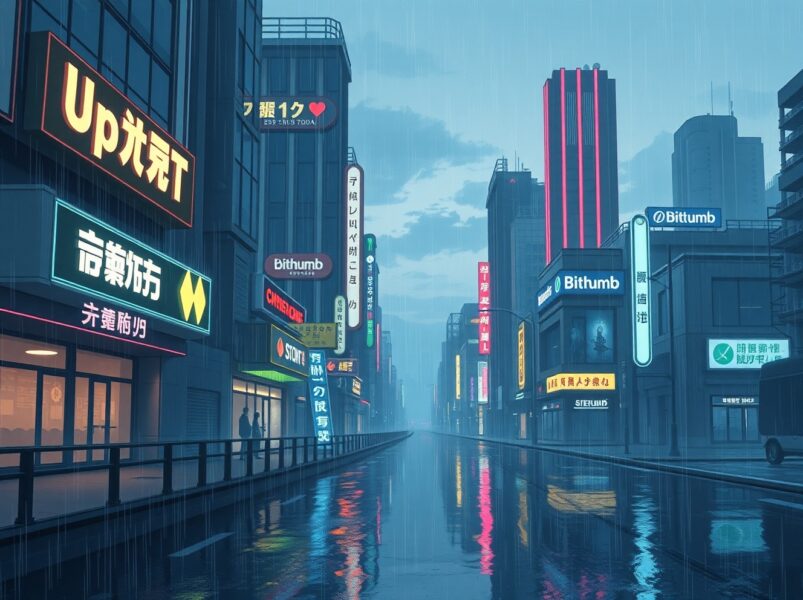 South Korean Crypto Exchange Volume Plummets: An 82.5% Collapse Shakes the Market