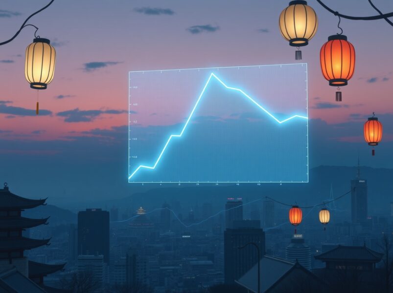 Wolumen handlu kryptowalutami w Korei Południowej spada o 80%: Oszałamiające załamanie rynku