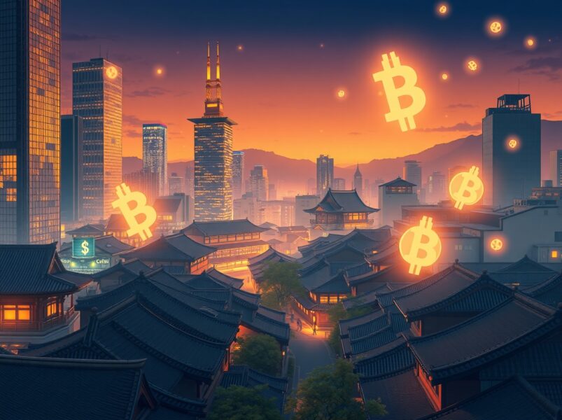 South Korean crypto trading volume growth analysis showing market recovery patterns and Bitcoin support levels