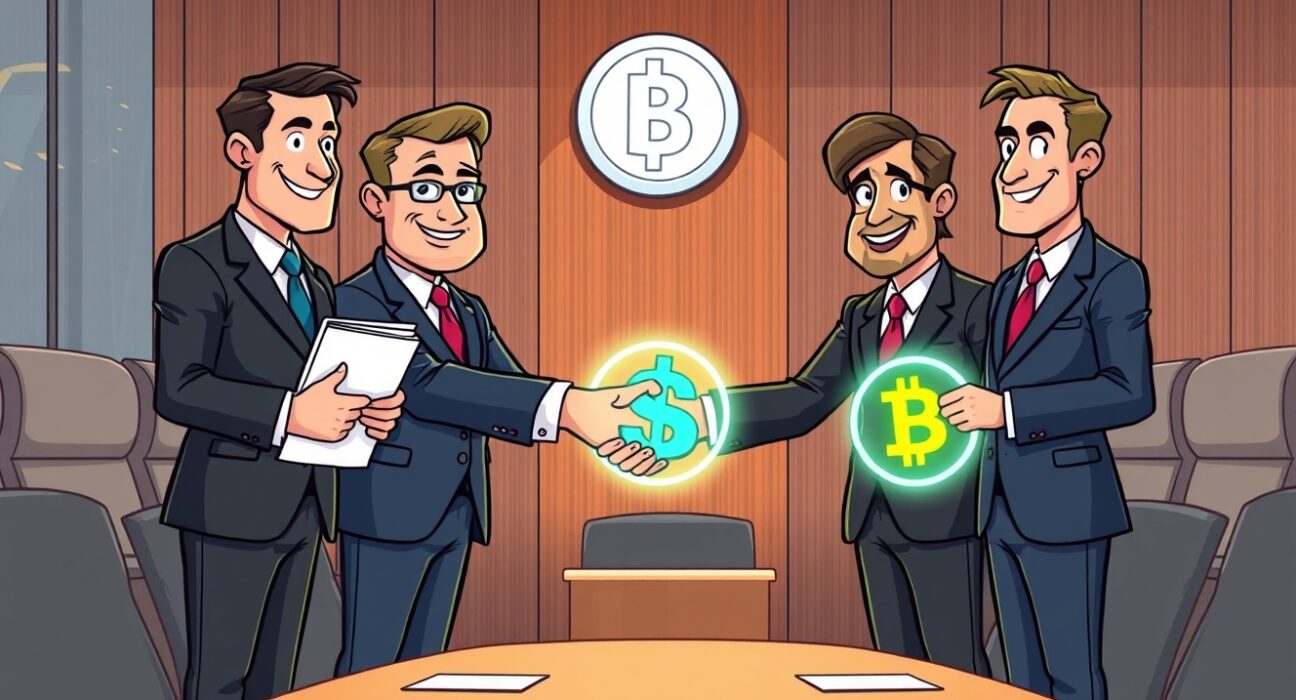 Former South Korean financial regulators transitioning to the crypto industry in a vibrant corporate scene.