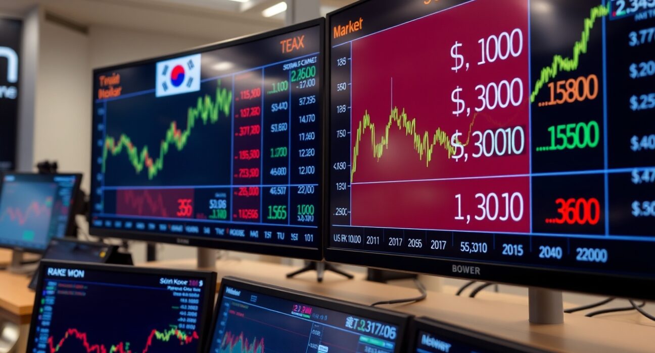 South Korean Won Surges as Authorities Signal Intervention While US Dollar Plummets to 11-Week Low