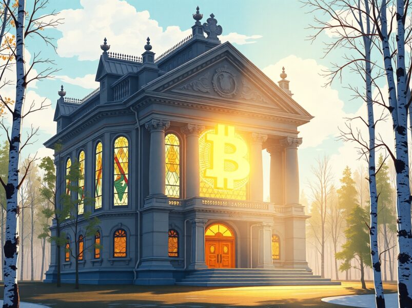 Sovcombank launches Russia's first major bank Bitcoin collateralized loan service for businesses.