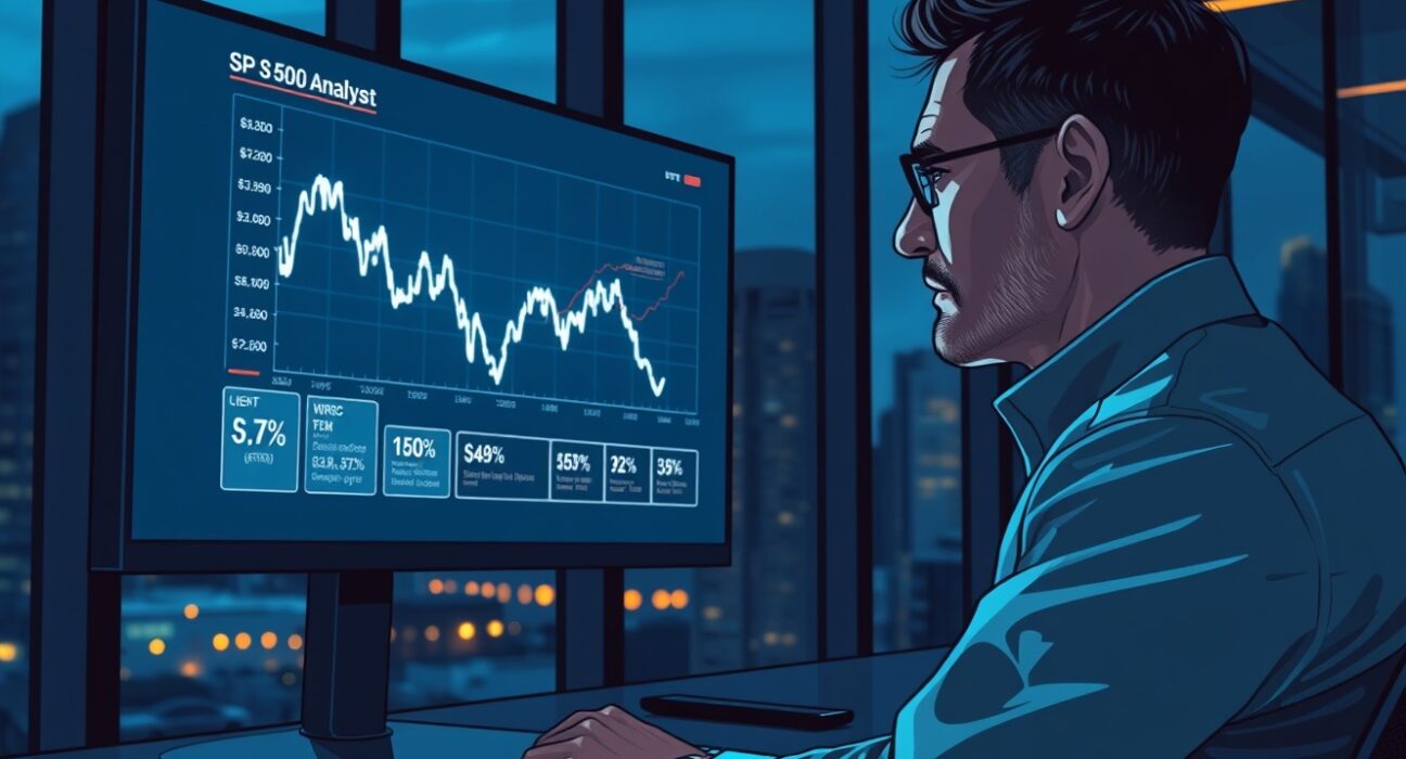 S&P 500 cash deployment analysis by BNY showing market volatility and dip buying strategy for institutional investors.