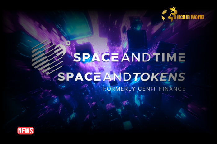 Cenit Finance Integrates Into Space And Time, Rebrands As ‘Space and Tokens’