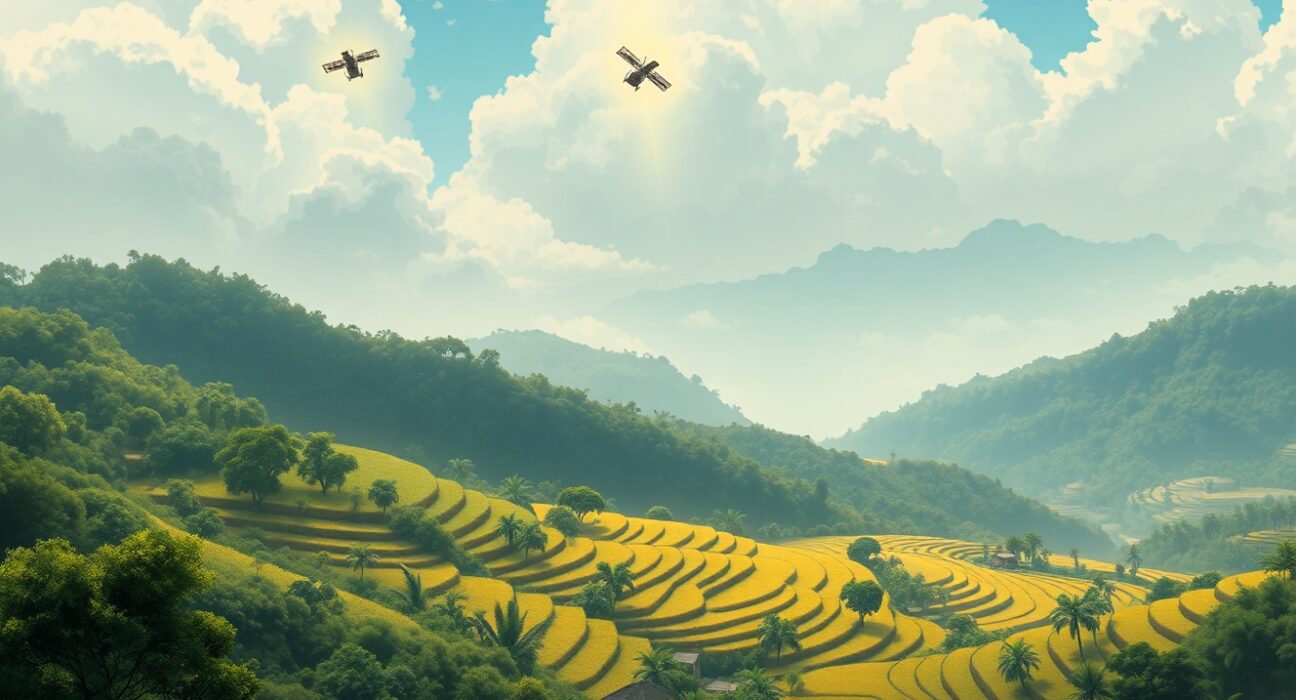 Spacecoin satellite internet project connecting rural communities in Africa and Southeast Asia.