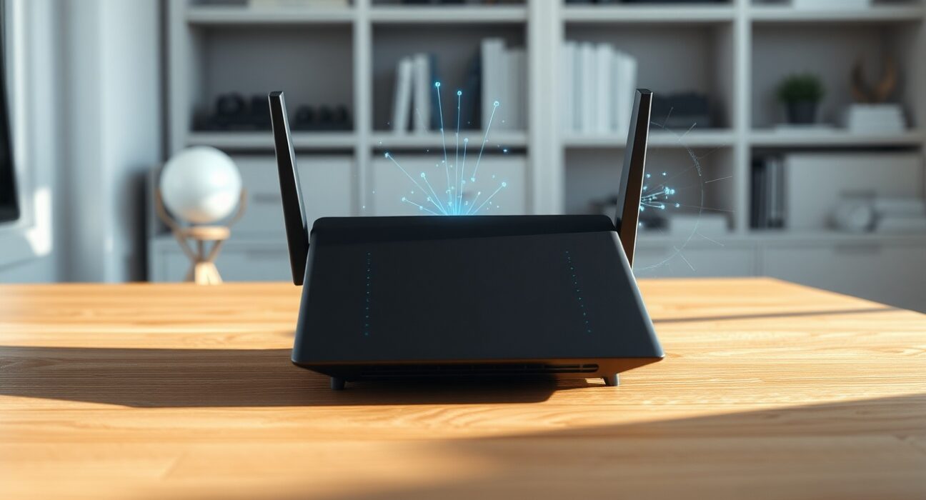 SpaceRouter home internet device enabling AI web access for SpaceCoin's decentralized network