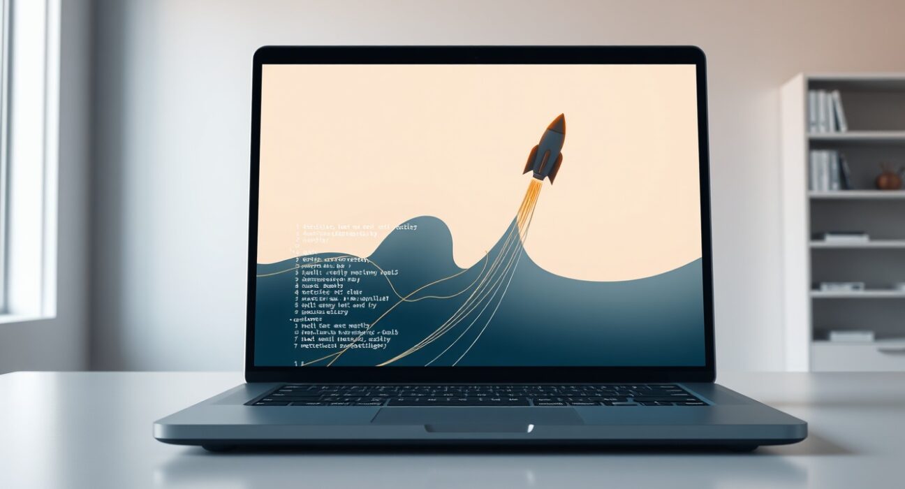 SpaceX Cursor AI partnership visualized through coding and aerospace symbolism.