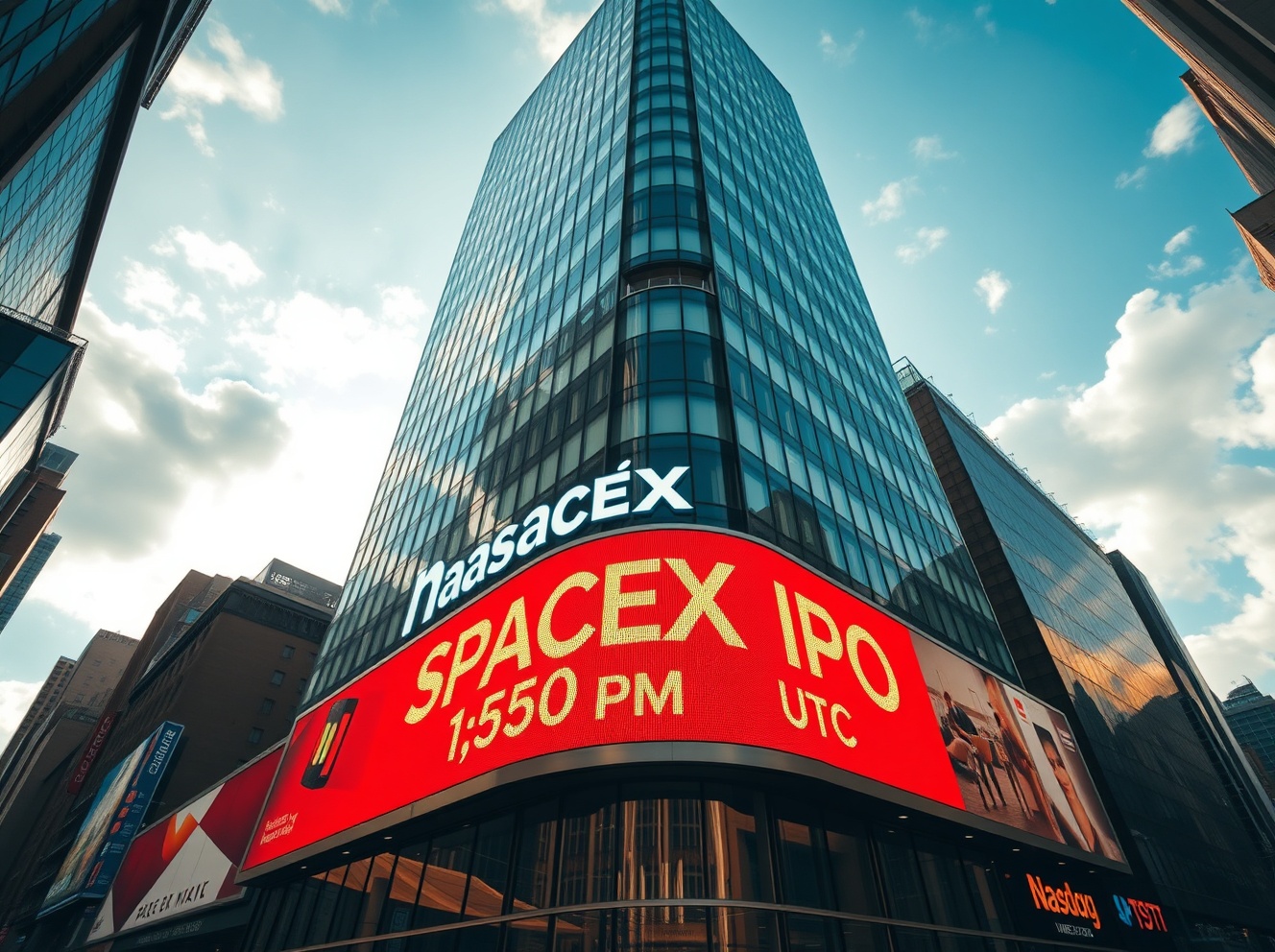 SpaceX IPO Set for Nasdaq Debut at 1:50 p.m. UTC Today