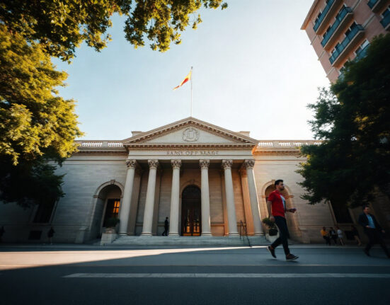 Bank of Spain headquarters in Madrid, symbolizing the country's inflation monitoring.
