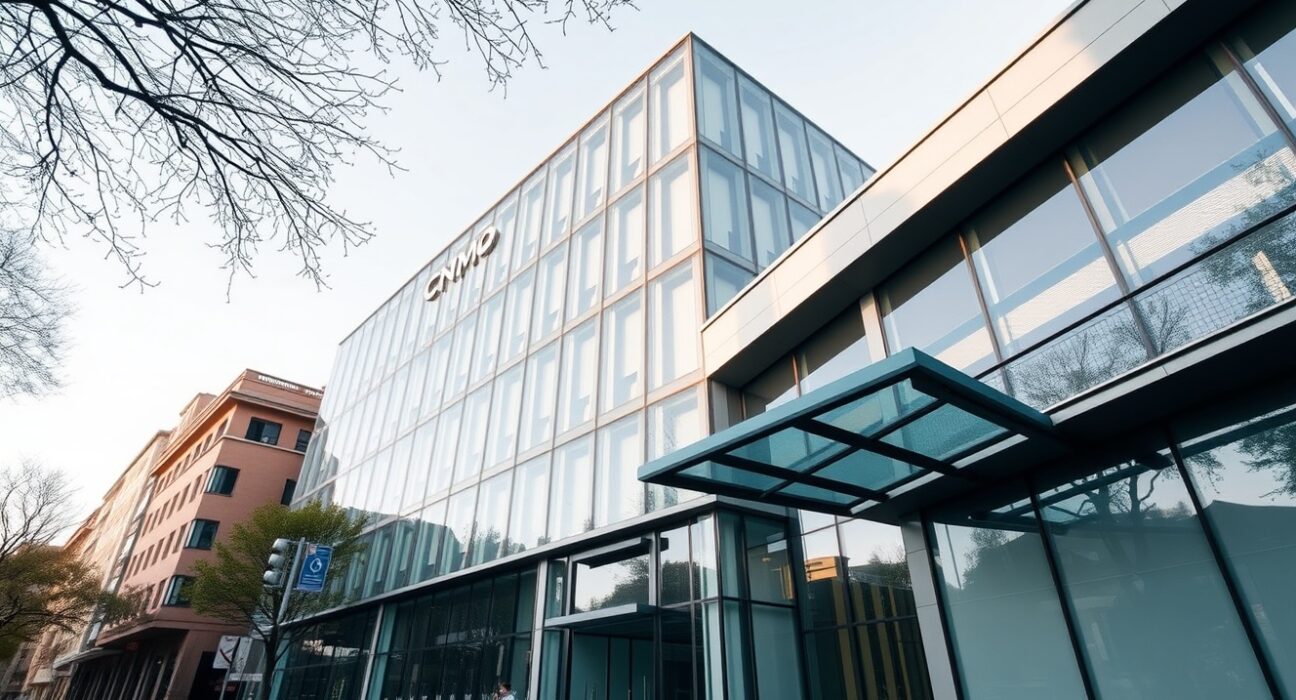 Exterior of the CNMV headquarters in Madrid, Spain's financial regulator.