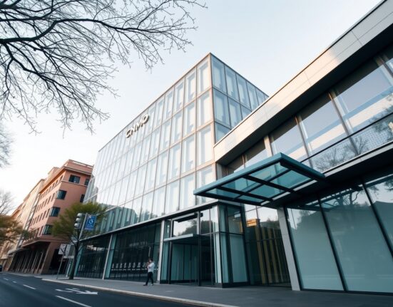 Exterior of the CNMV headquarters in Madrid, Spain's financial regulator.