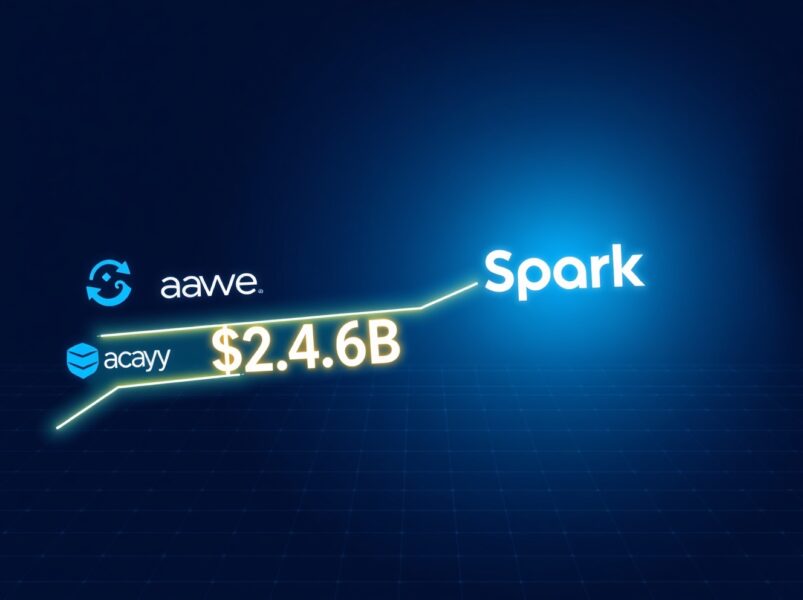 Spark Sees $2.4B Net Inflow as Funds Exit Aave: A Major DeFi Migration
