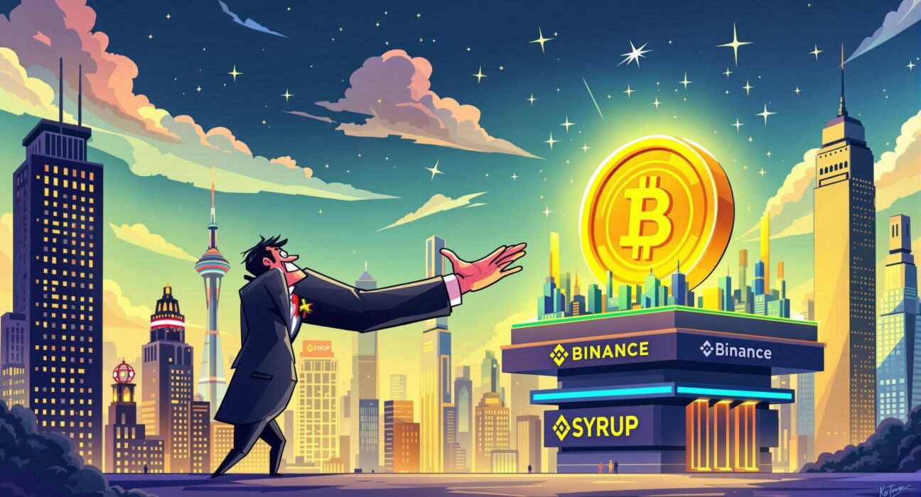 Spartan Group's strategic SYRUP deposit to Binance. A crypto venture capital firm moves significant digital assets to an exchange.