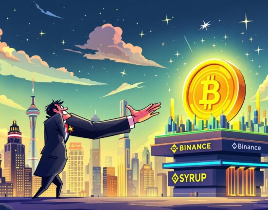 Spartan Group's strategic SYRUP deposit to Binance. A crypto venture capital firm moves significant digital assets to an exchange.