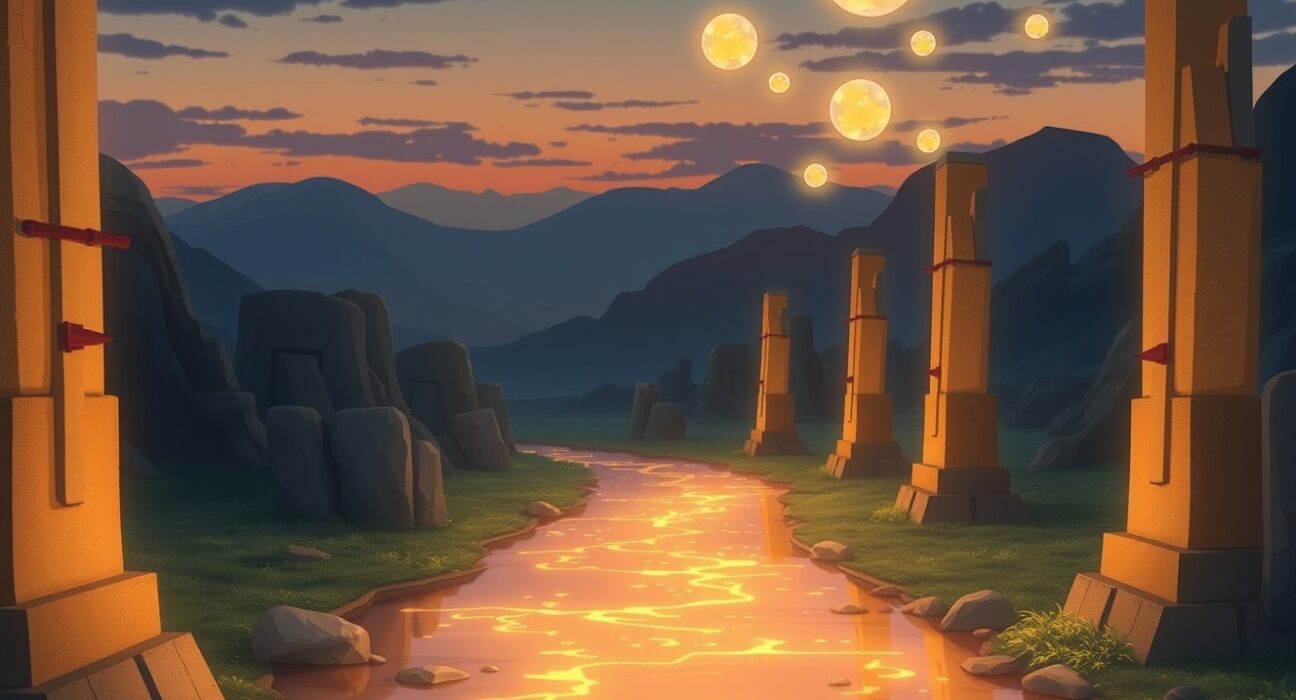 Steady growth of Spot Bitcoin ETF investments visualized as a flowing river of data.