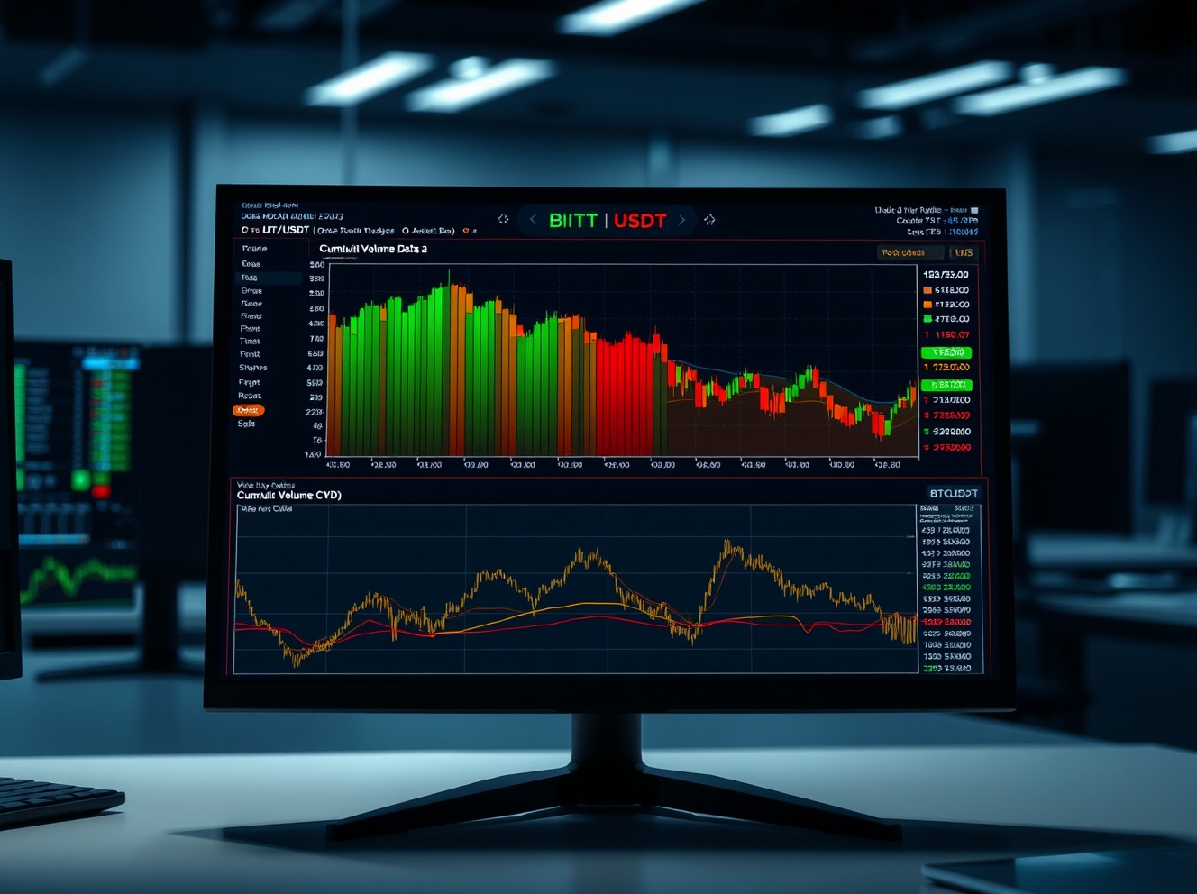 How the Spot CVD Chart Tracks BTC/USDT Order Flow and Trade Sizes