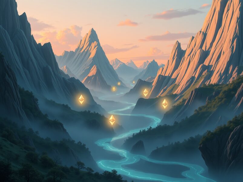 Analysis of spot ETH ETF capital outflows showing shifting investor sentiment in February 2025