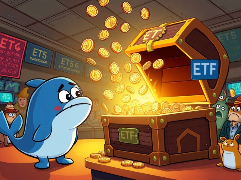 Spot ETH ETFs Suffer Seventh Straight Day of Net Outflows: $75.4M Bleeds Out