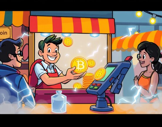 Square's revolutionary Bitcoin payments system enabling instant cryptocurrency transactions for merchants