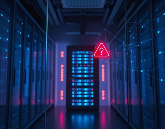 Squid protocol blockchain security incident server room illustration