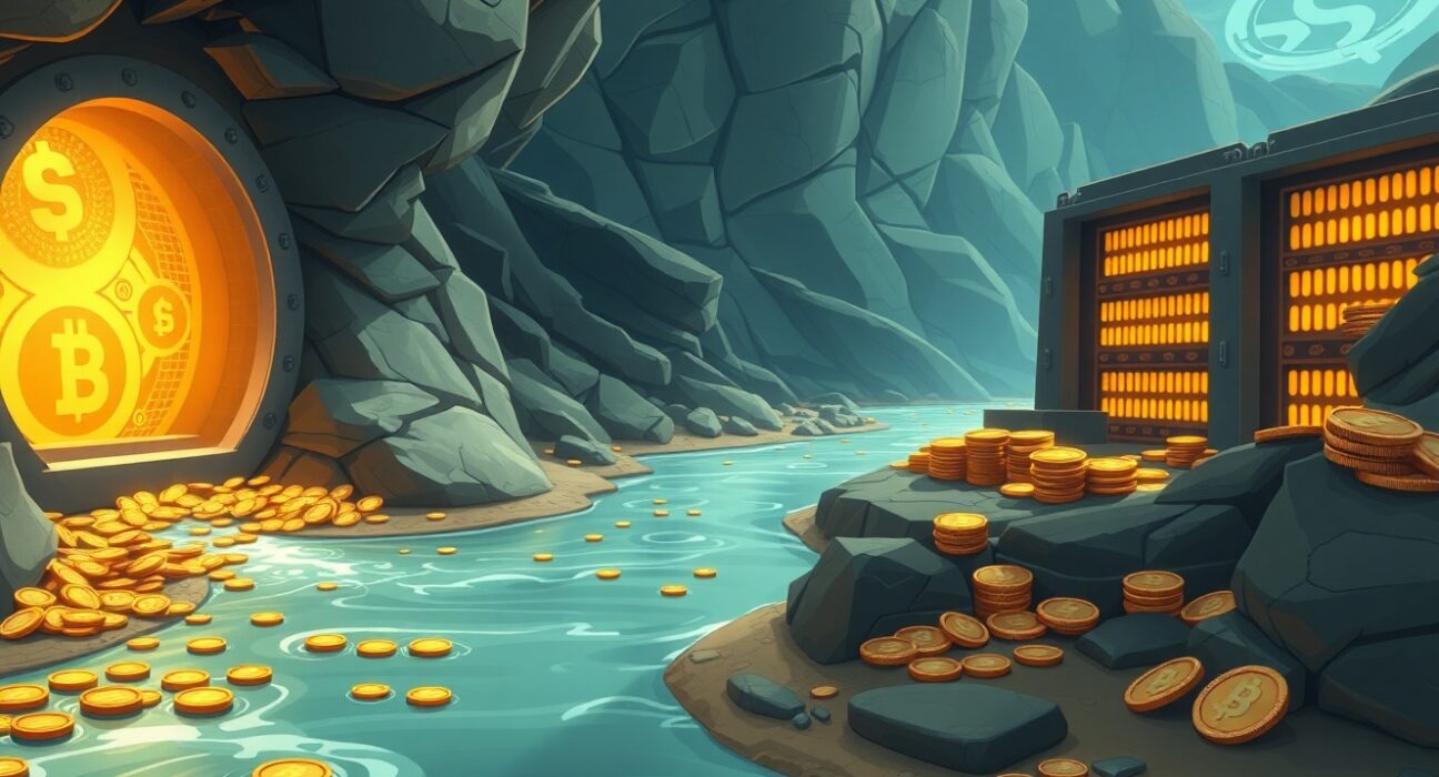 Stablecoin demand funneling into US Treasury bills as digital assets meet traditional government debt reserves.