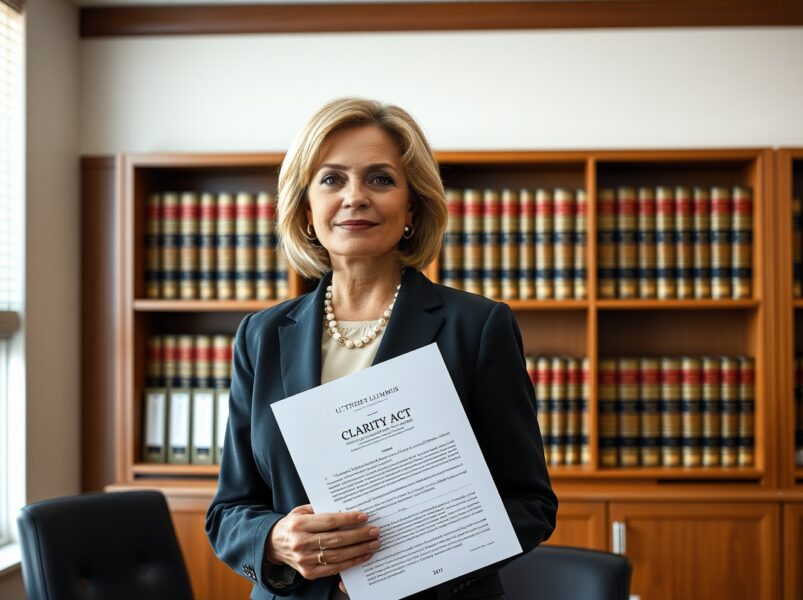 Senator Cynthia Lummis discusses the CLARITY Act stablecoin legislation breakthrough in Congress.