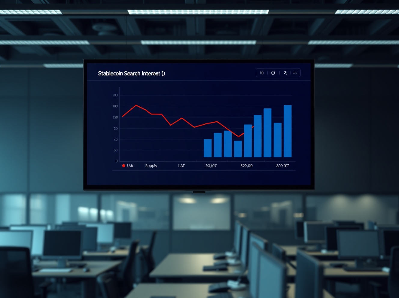 Stablecoin Search Interest and Supply Growth Slump After Record Highs