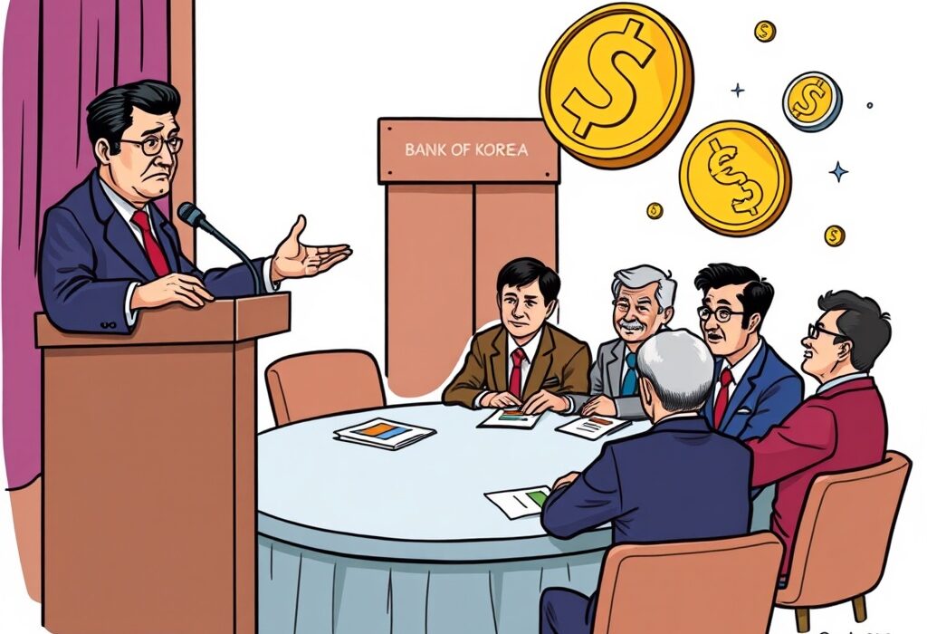 Bank of Korea governor discusses stablecoins with government officials, highlighting crucial regulatory talks.