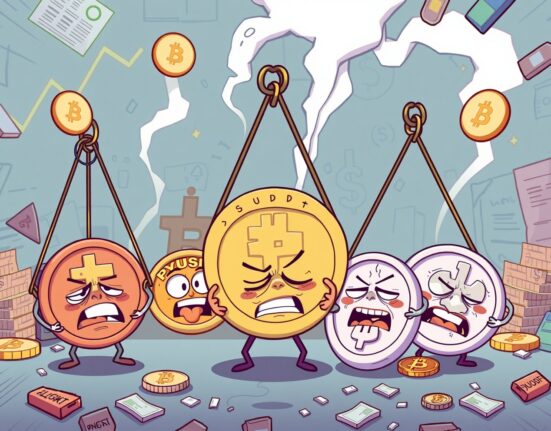 Stablecoins struggling under market pressure with only three major coins remaining stable