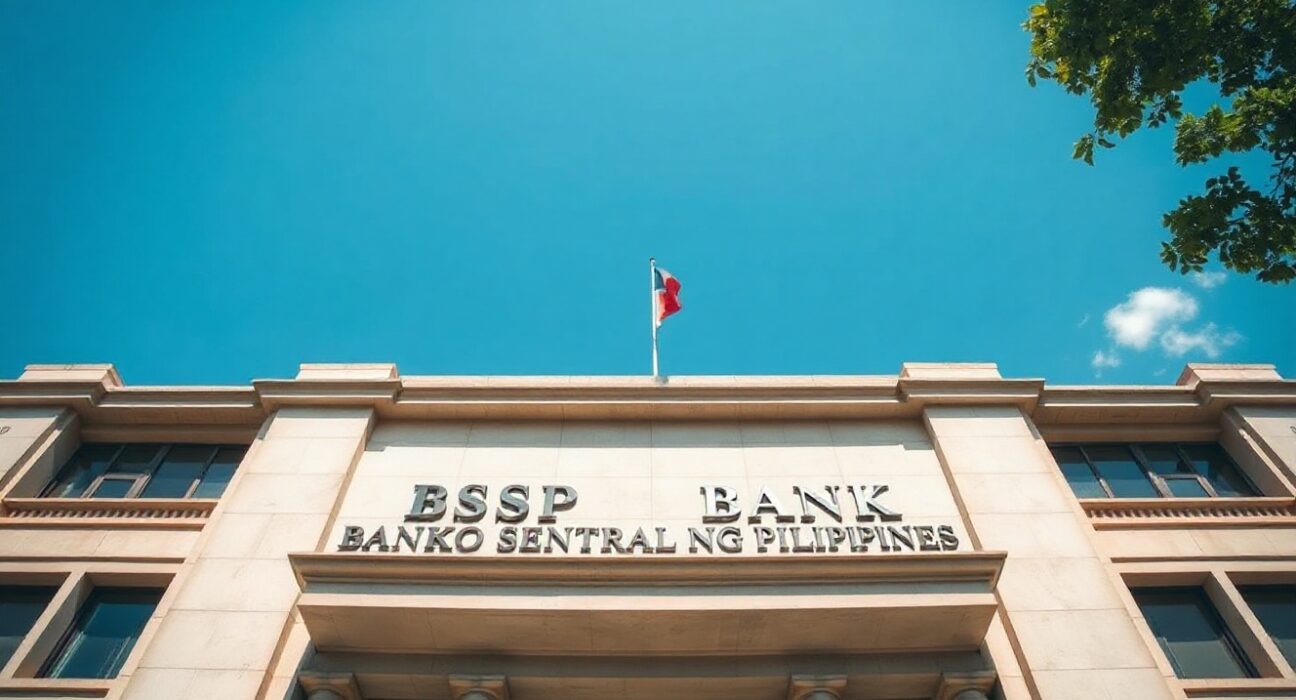 Bangko Sentral ng Pilipinas headquarters in Manila, reflecting the central bank's policy decisions.