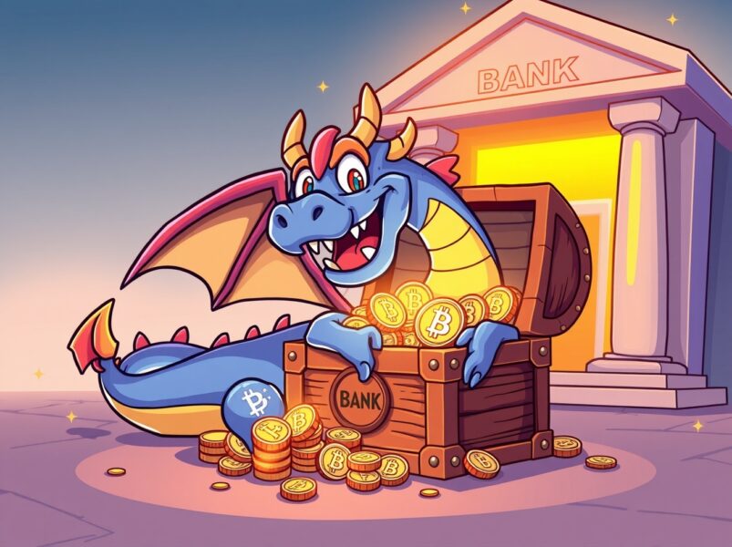 Secure digital asset custody protection for cryptocurrency investments by trusted financial institution