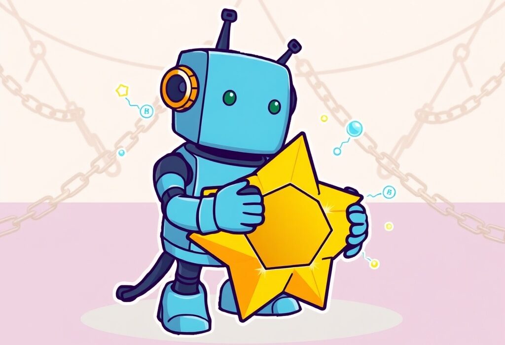 Cartoon illustration of LayerZero embracing Stargate DAO, symbolizing the Stargate LayerZero acquisition and integration.