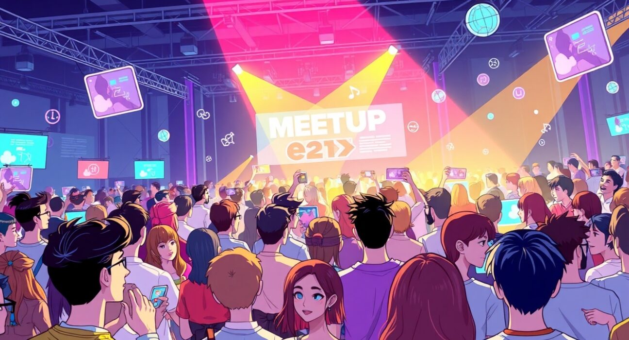 Exciting Starglow meetup bringing together K-pop enthusiasts and Web3 community members for networking and rewards