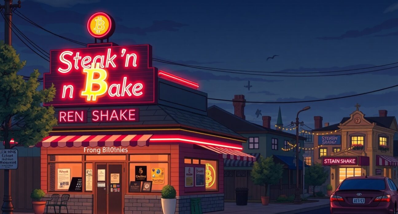 Steak 'n Shake Bitcoin investment strategy for corporate treasury and customer payments.