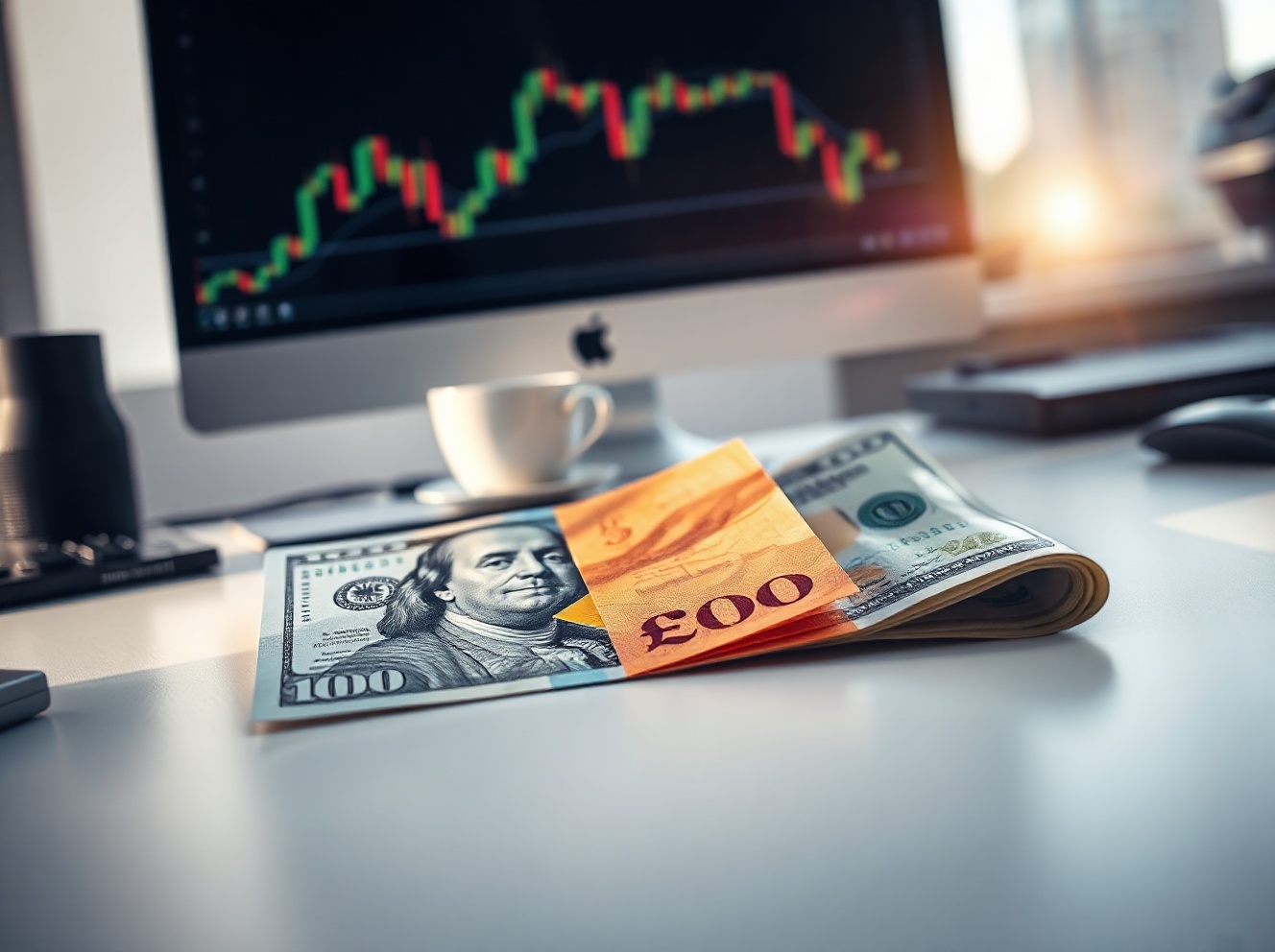 Sterling drifts lower as dollar steadies ahead of U.S. CPI data