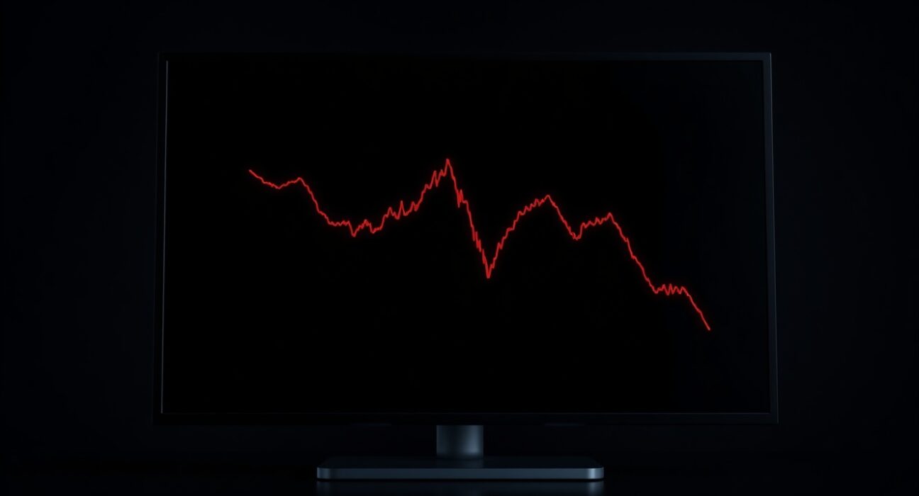 STO cryptocurrency price chart showing dramatic 60% drop from $1.86 high on Binance exchange