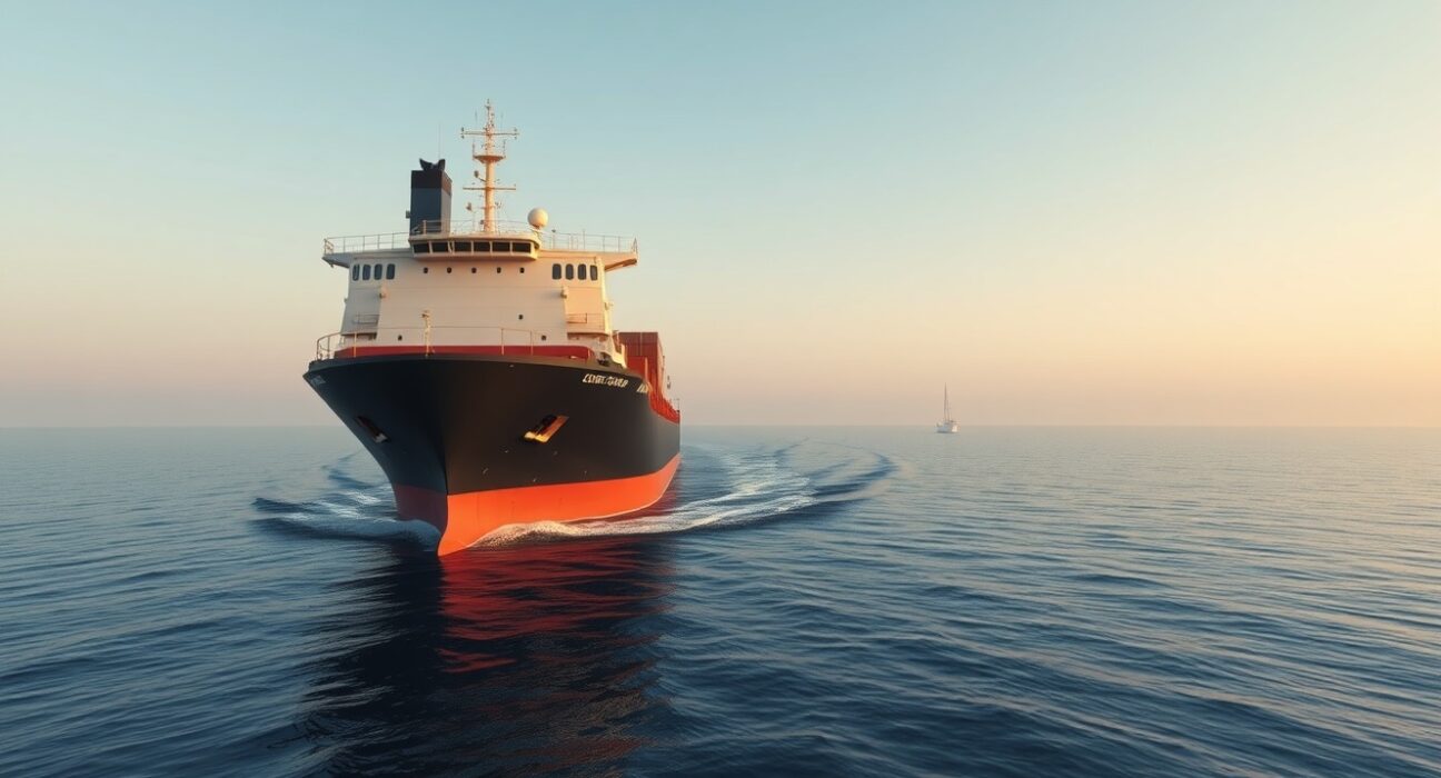 Cargo ship in Strait of Hormuz under Trump's Project Freedom humanitarian operation