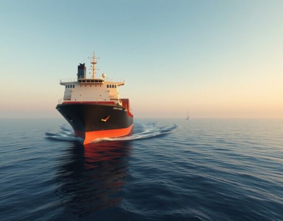 Cargo ship in Strait of Hormuz under Trump's Project Freedom humanitarian operation
