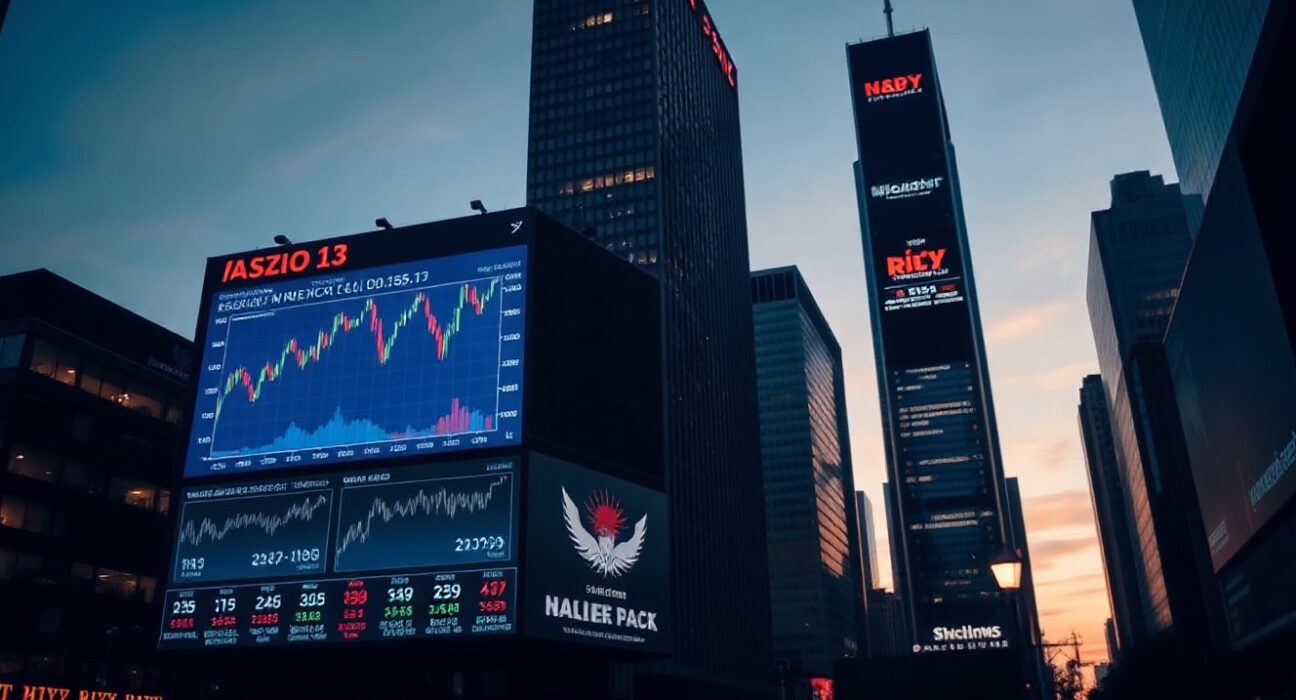 Stock market display showing index charts and data, symbolizing potential MSCI index changes.